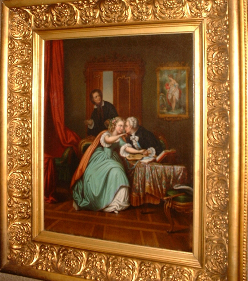 Karl Schmidt-Rottluff, 1909, "roter Akt", Öl a. Lw. (30,5 x 25 cm)